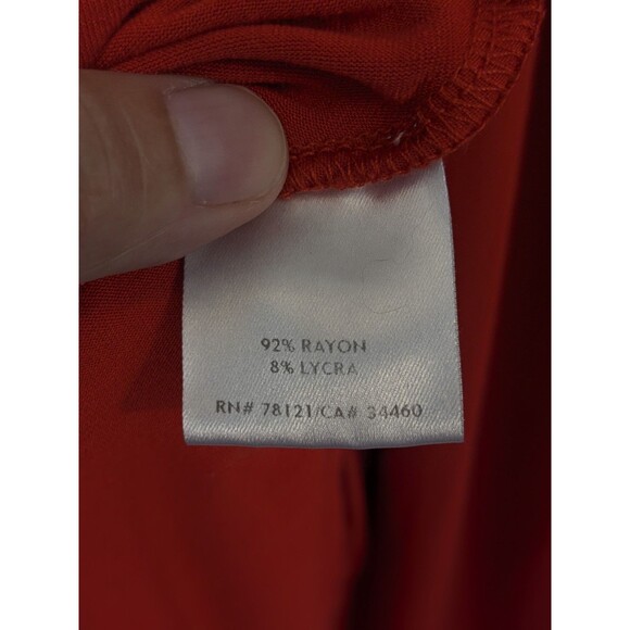 Eileen Fisher Stretch Rayon Jersey Midi Cowl Neck Sleeveless Size 3X With Pocket - Picture 6 of 6